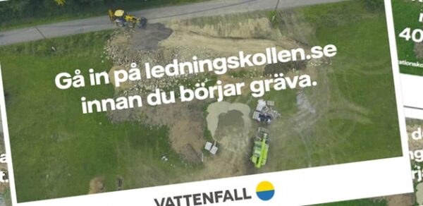 Använd ledningskollen.se innan du börjar gräva